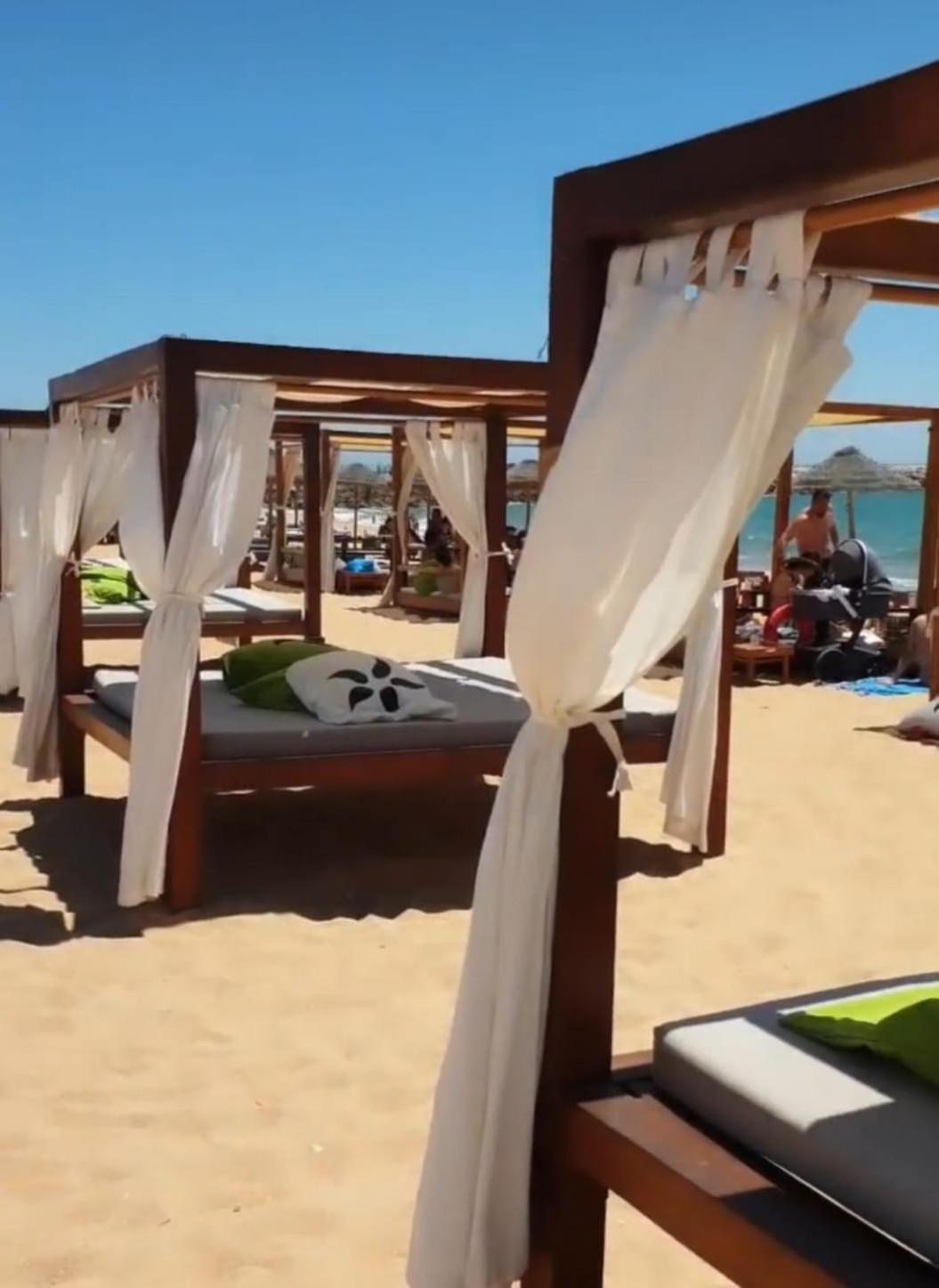 Villa charmosa T2 junto à praia e à Marina de Vilamoura e piscina Quarteira Exterior foto