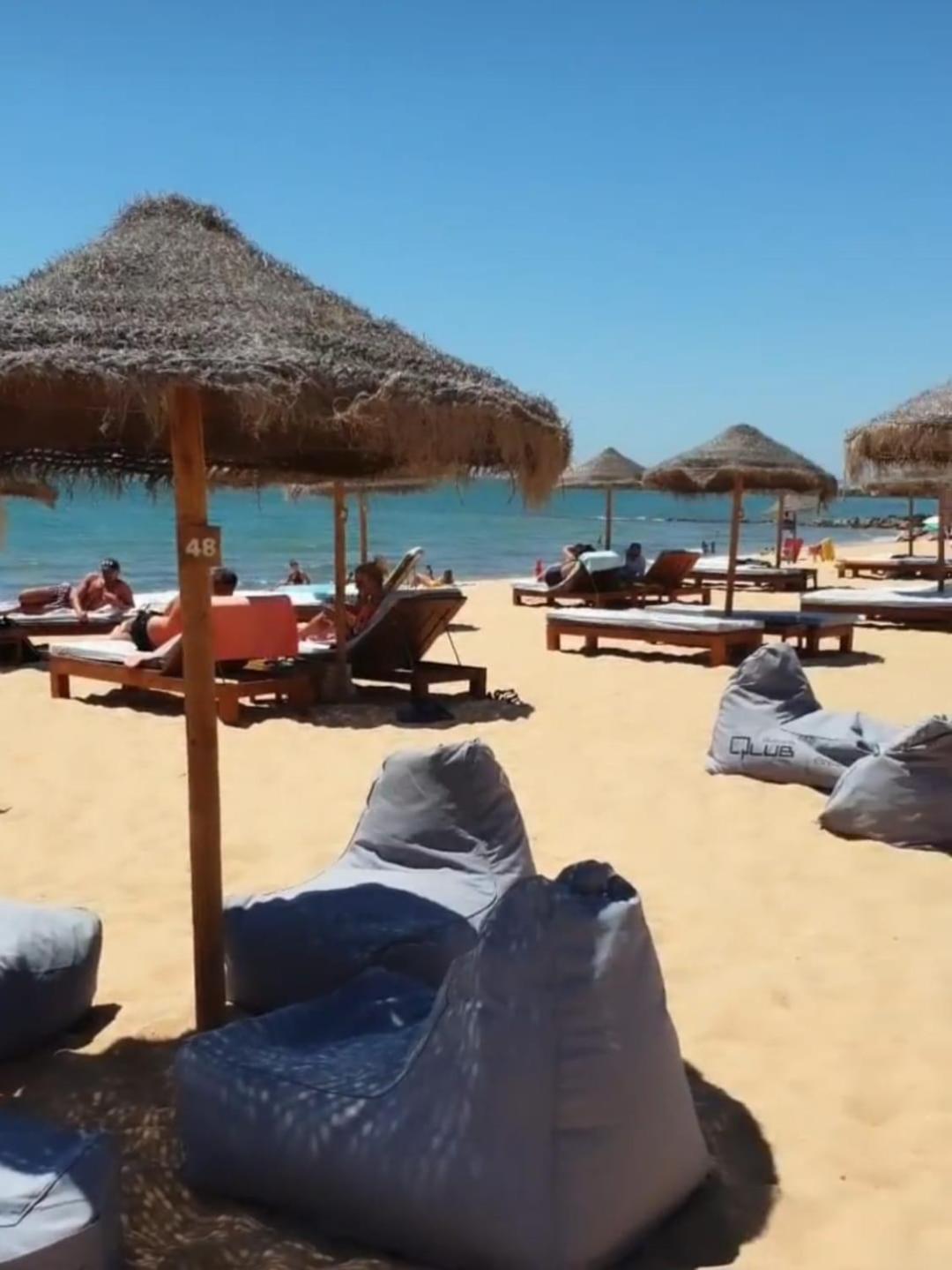 Villa charmosa T2 junto à praia e à Marina de Vilamoura e piscina Quarteira Exterior foto